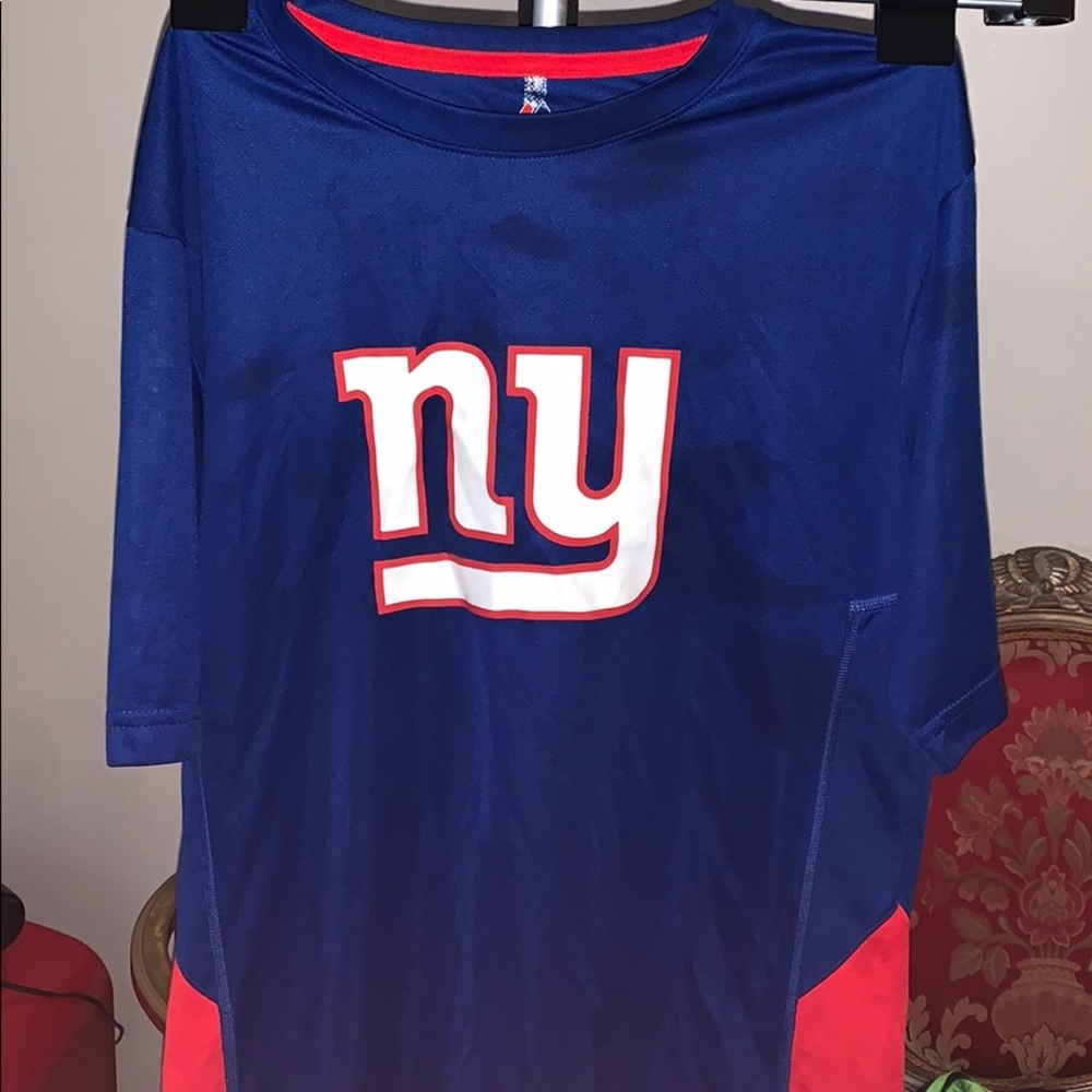 Mens Majestic NY Giants Shirt